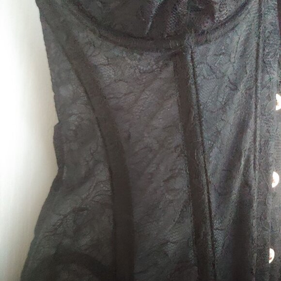 Savage X Fenty Rhianna Strapless Bustier Corset Lace Goth Sexy Vampy XL - Picture 12 of 16
